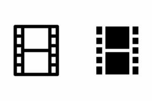 Cinema icon.Movie icon vector in flat style and black outline.