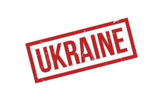 Ucrania caucho sello sello vector