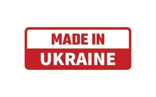 Made In Ukraine Rubber Stamp vector