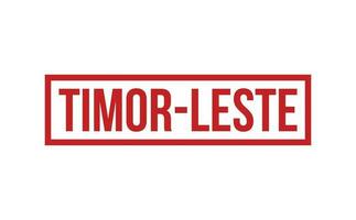 Timor leste caucho sello sello vector