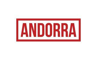 Andorra Rubber Stamp Seal Vector