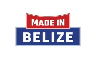 Made In Belize Seal Vector