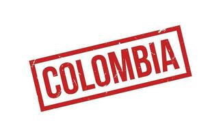 Colombia caucho sello sello vector