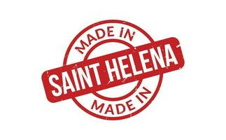 Made In Saint Helena Rubber Stamp vector