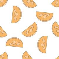 lemon slice citrus yellow lime background pattern vector