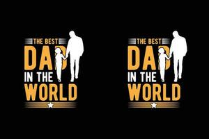 Fathers T-Shirt Design vector