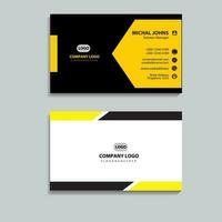 Business card set creative and clean business card template vector