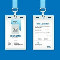 vector abstract id cards template concept