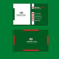 Business card set creative and clean business card template vector