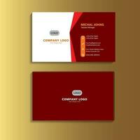 Business card set creative and clean business card template vector