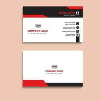 Business card set creative and clean business card template vector