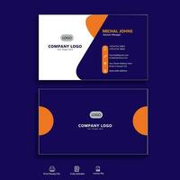 Business card set creative and clean business card template vector