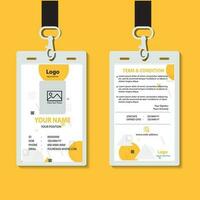 vector abstract id cards template concept