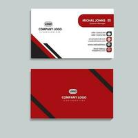 Business card set creative and clean business card template vector