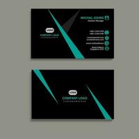 Business card set creative and clean business card template vector