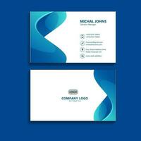 Business card set creative and clean business card template vector