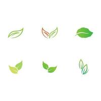 collection leaf logo vector