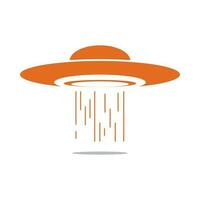 UFO vector logo template illustration design