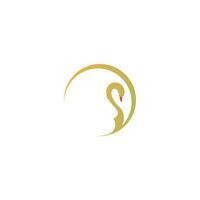 Swan logo and symbol images illustration design vector