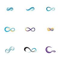 infinity logo and symbol vector