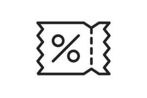 food service outline icon vector