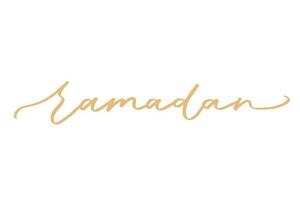 ramadhan lettering signature art illustration vector