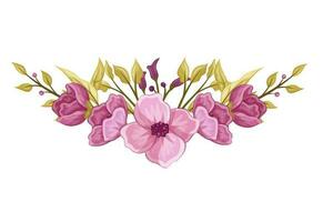 flower bouqet art illustration vector