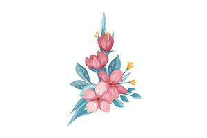 flower bouqet art illustration vector