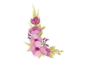 flower bouqet art illustration vector