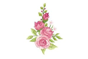 flower bouqet art illustration vector