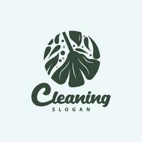 Cleaning Logo, Vector Cleaning Clean Service, Simple Minimalist Design, Icon Symbol Illustration