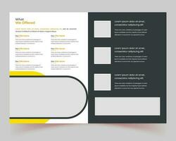 profesional empresa perfil folleto multi página diseño, revista, libro, a4, empresa perfil colocar, cubrir, anual reporte , folletos, volantes colocar, presentaciones, folleto vector