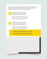 company profile brochure template design, Corporate business, cover, poster, page, minimal business brochure template design set, flyer set, report vector