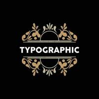 Vector Decorative Vintage Typography Elements, Greeting Card Design, Fancy Ornament Calligraphic Invitation, Retro Style Ribbon Labels And Badges
