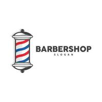 Barbershop Logo, Scissors Vector, Retro Vintage Minimalist Typography Ornament Design vector