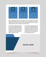 Brochure creative design, Multipurpose template with cover, Vertical a4 format, book cover, back and inside pages, flyer design, Trendy minimalist flat geometric design vector