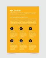 Portfolio design vector set, cover book presentation, Minimal brochure layout, modern report business, flyers, poster template, Abstract yellow graphic squer shape