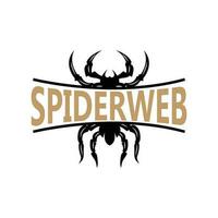 Spider Logo, Insect Animal Vector, Premium Vintage Design, Icon Template Symbol vector