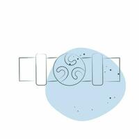 Icon Belt. related to Celtic symbol. Color Spot Style. simple design editable. simple illustration vector