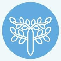 Icon Celtic. related to Celtic symbol. blue eyes style. simple design editable. simple illustration vector