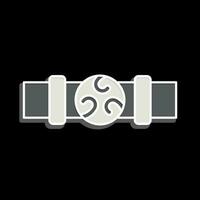 Icon Belt. related to Celtic symbol. glossy style. simple design editable. simple illustration vector