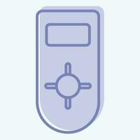 Icon Remote control 2. related to Air Conditioning symbol. two tone style. simple design editable. simple illustration vector