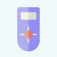 Icon Remote control 2. related to Air Conditioning symbol. flat style. simple design editable. simple illustration vector