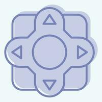 Icon Remote Control. related to Air Conditioning symbol. two tone style. simple design editable. simple illustration vector