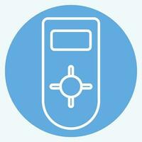 Icon Remote control 2. related to Air Conditioning symbol. blue eyes style. simple design editable. simple illustration vector