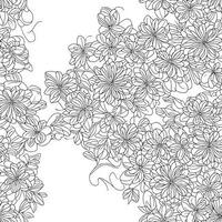 floral sin costura modelo. diagonal flor líneas modelo antecedentes. plano resumen flor líneas modelo. Derecho rayas textura antecedentes. línea modelo vector ilustración antecedentes.