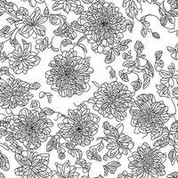 floral sin costura modelo. diagonal flor líneas modelo antecedentes. plano resumen flor líneas modelo. Derecho rayas textura antecedentes. línea modelo vector ilustración antecedentes.