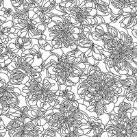 floral sin costura modelo. diagonal flor líneas modelo antecedentes. plano resumen flor líneas modelo. Derecho rayas textura antecedentes. línea modelo vector ilustración antecedentes.