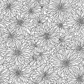 floral sin costura modelo. diagonal flor líneas modelo antecedentes. plano resumen flor líneas modelo. Derecho rayas textura antecedentes. línea modelo vector ilustración antecedentes.