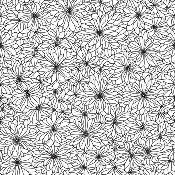 floral sin costura modelo. diagonal flor líneas modelo antecedentes. plano resumen flor líneas modelo. Derecho rayas textura antecedentes. línea modelo vector ilustración antecedentes.